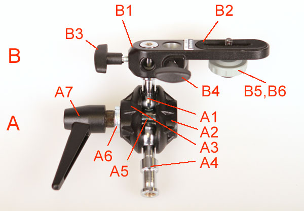 2916 Camera Bracket with Ball Joint