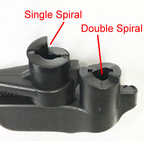 Single Spiral VS Double Spiral Leg Lock Flipper