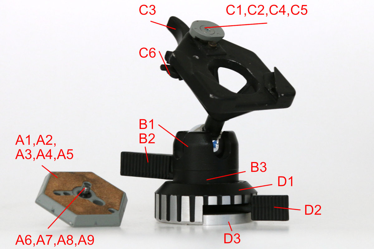 BOGEN 3055 VERSION 5 BALL HEAD