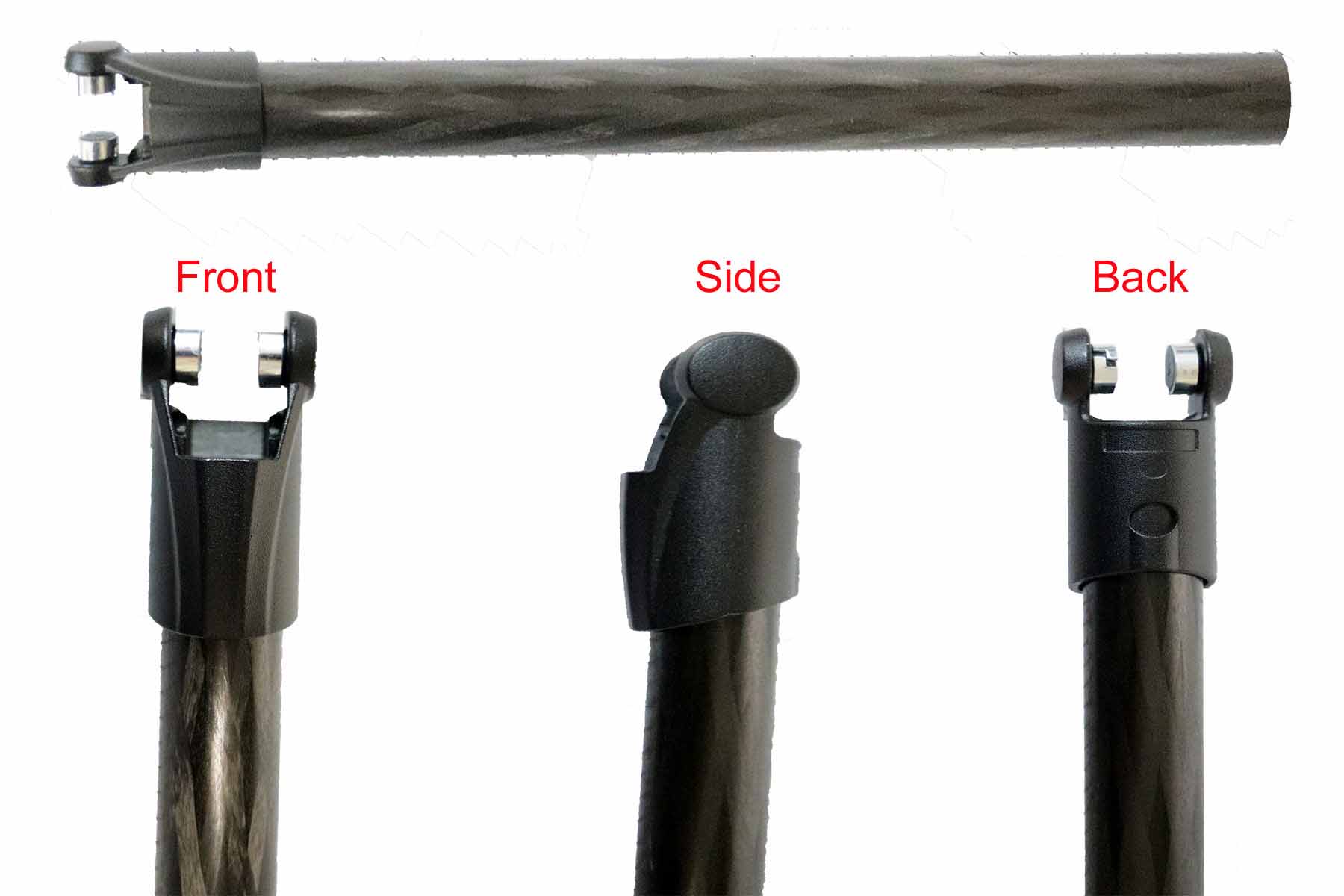 Carbon Fiber Upper Leg Tube & Brace Assy without Endgravings