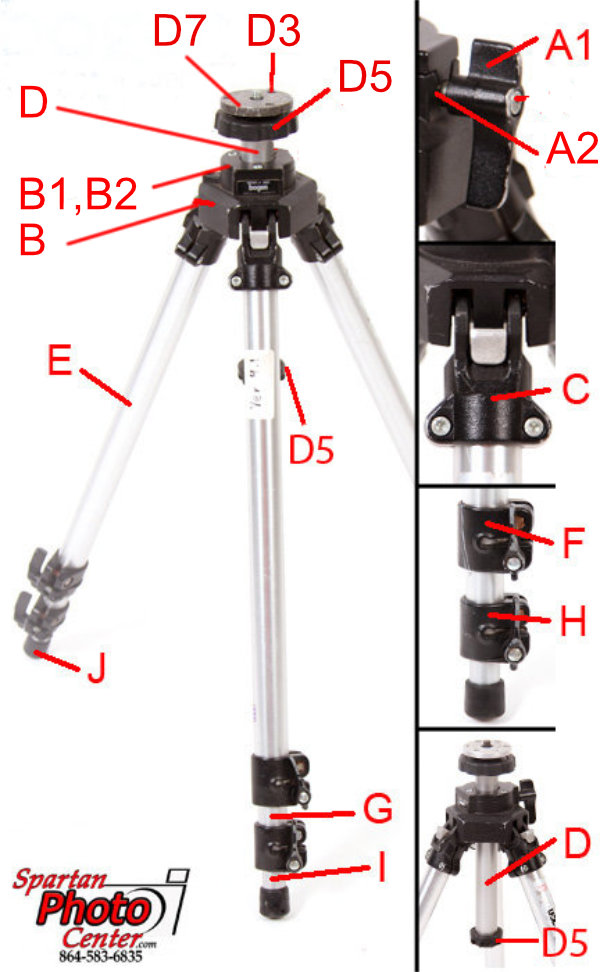 3021 Compact tripod