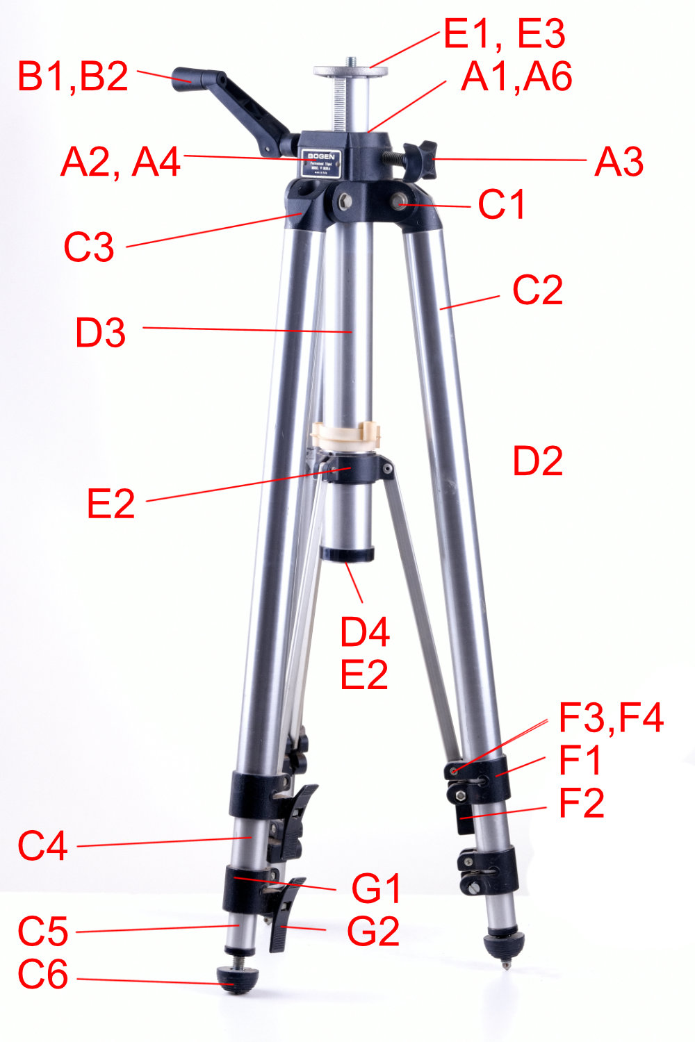 Old Manfrotto and Bogen 3030a or 074 tripod